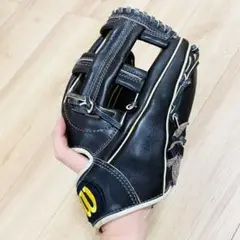 【匿名配送】★美品★ウィルソン 野球 一般 軟式グローブ 右投 スタッフシリーズ