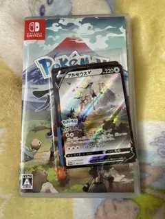ポケモンアルセウス Nintendo Switch ソフト 新品特典カード付き