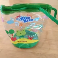 ミニチュア　プールバッグ　かえる　ガチャガチャ