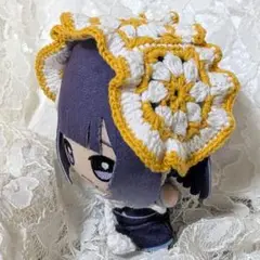 〈イエロー〉ぬい服　ヘッドドレス　ちびぐるみ　にじぬい　にじぱぺ　おまんじゅう