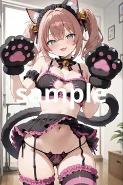 AIイラスト　セクシー　アニメイラスト　ポスター　A4サイズ　No.373