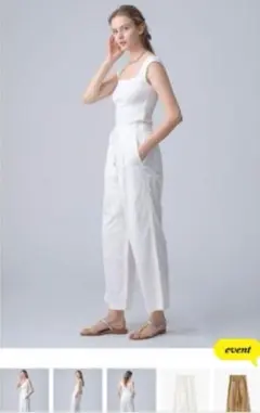 ロンハーマン コットンイージーペインターパンツ XS ベージュ
