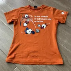 DESCENTE DVA-5041W オレンジ Tシャツ S