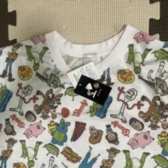 tシャツ L トイストーリー バズ ライトイ ウッディ ピクサー ディズニー