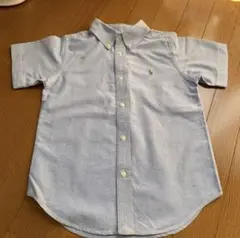 Ralph Lauren オックスフォードボタンダウン半袖シャツ 120センチ