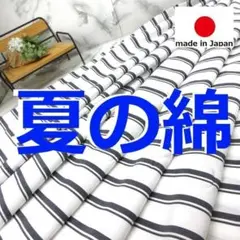 ⚓⛵３ｍ⚓⛵夏のストライプ⚓綿⚓⛵ブロード⚓⛵ブラックグレー⛵⚓runpo⚓⛵Ｄ
