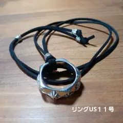 CHROME HEARTSオマージュ　スエードレザーリングネックレス　新品未使用