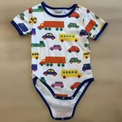 marimekko 車柄ロンパース 80