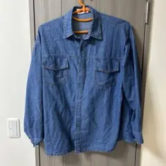 Majavintage デニム長袖シャツ