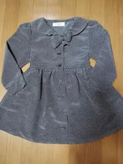 美品‼️秋☆お出掛け　セーラーワンピース　100cm