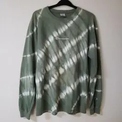 Champion タイダイ X-LARGE 長袖Tシャツ リバースウィーヴ