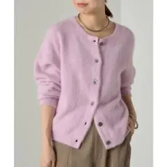 ラウンジドレスLoungedress新品FURカシミヤ2WAYニットピンク