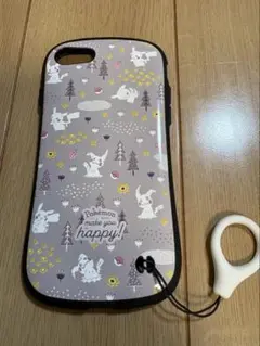 【値下】【iPhone SE2】ポケモン ハードケース ストラップホール付き