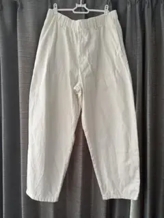 GU ホワイト ワイドパンツ