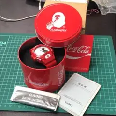 G-SHOCK Coca-Cola コカ・コーラ 限定コラボ (新品・箱付) G-SHOCK 【新品】7月発売【A BATHING APE×コカコーラ×CASIO G