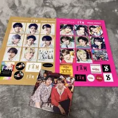 timelesz FAMオリジナルステッカーAB ジャケット4枚セット