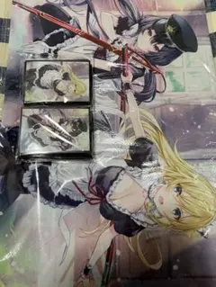 遊戯王 ミッドナイトブルー 閃刀姫 スリーブ プレイマット メイド