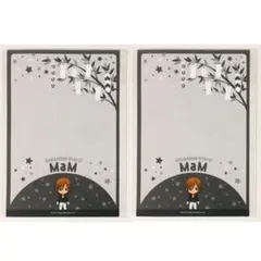 新品★あんスタ【MaM】七夕メッセージカード★特典★ポストカード★2点セット