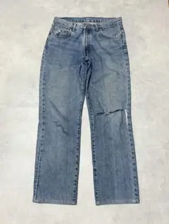 90s Polo Ralph Lauren ストレートダメージ デニム USA製