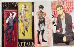 進撃の巨人　クリアファイル　エレン3点セット