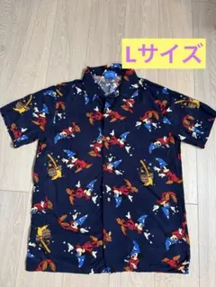 ディズニー　ミッキー　ファンタジア　東京リゾート　アロハシャツ