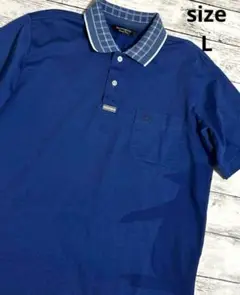 日本製　MUNSINGWEAR 　L　半袖　ポロシャツ　マンシング