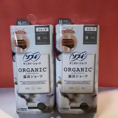 E408 ソフィ オーガニックコットン 温活ショーツ Mサイズ２枚セット