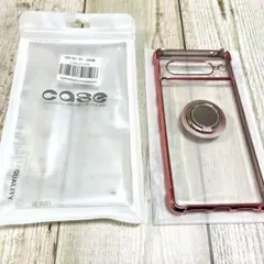 ★ Google Pixel 7 Pro ケース ローズゴールド リング