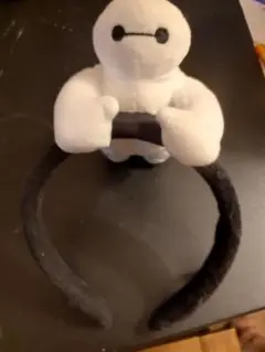 ベイマックス ぬいぐるみカチューシャ 黒
