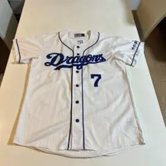 中日ドラゴンズNO.7根尾選手ホーム用レプリカユニフォーム刺繍M