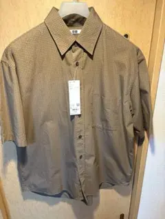 ユニクロユー UNIQLOU オーバーサイズチェックシャツ
