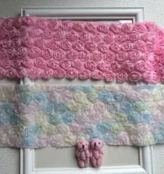 スヌーピー様御専用になります。ローズレース　ミニチュア　ピンクくまちゃん