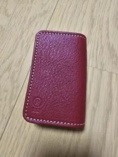 【新品】ポルコロッソ☆キーケース ミニ財布 栃木レザー 日本製 本革 レッド