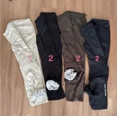 PEARLY GATES レディースゴルフパンツ 4本まとめ サイズ1〜2