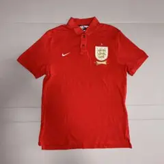 NIKE イングランド代表 150周年 ポロシャツ 赤 L
