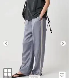 ビューティー&ユース　 コバルト ワイドパンツ M