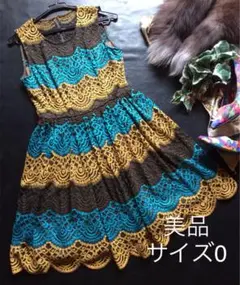 ♡LilyBrown♡3トーンカラー♡刺繍レース♡スタイリッシュミニワンピース♡