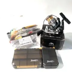 s1660 HAUTTON SS 3000S リール ルアー付き 収納ケース