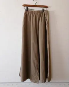 秋色スタディオクリップ❋リネンガウチョパンツ