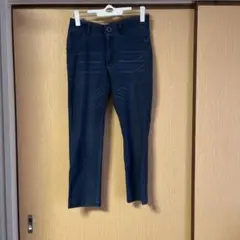 ダークブルー スリムフィット パンツ