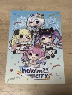 ホロライブシティ24 hololiveCITY 4期生 ポストカード