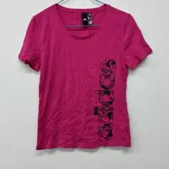 adidas Tシャツ　L ピンク　◇23