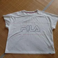 FILA ホワイト ロゴ Tシャツ 半袖