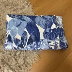 H&M home | ブルー　ボタニカル柄シーツ　シングル