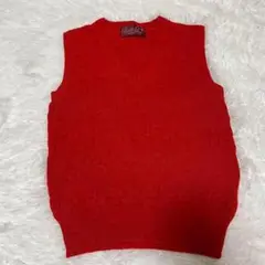 【美品】アーノルドパーマー 赤 レッド ベスト Lサイズ 派手色 おしゃれ