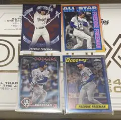 topps Freddie Freeman カード４枚セット