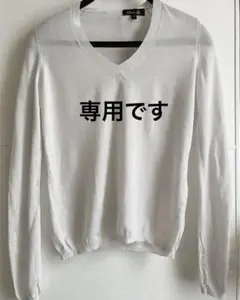 Drawer ドゥロワー カシミヤ シルクのおリボンニット 1