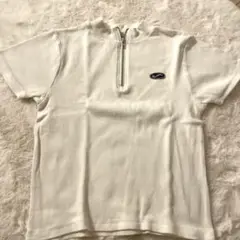 [美品]sloppy♡ハーフジップトップス　半袖　ホワイト