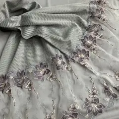クールタオル＆レース☆グレー