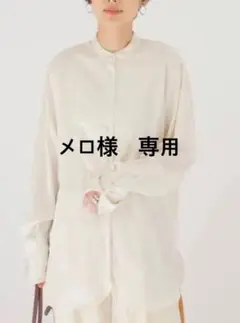 【todayful】サテンドレスシャツ